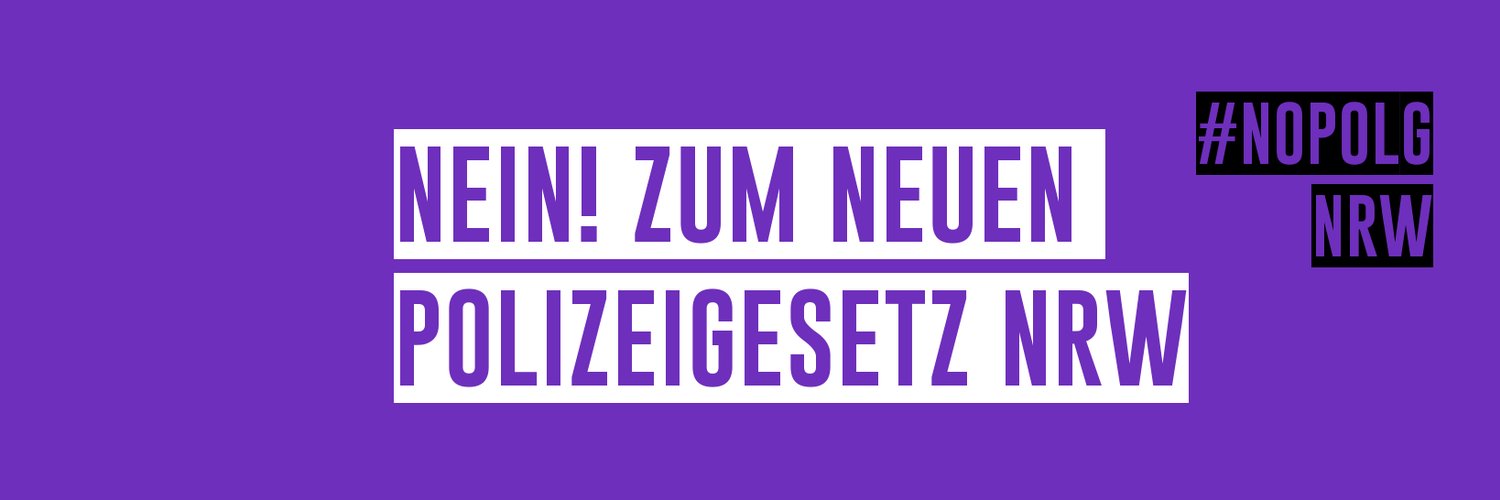 Nein! Zum neuen Polizeigesetz NRW